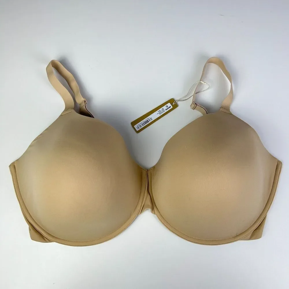 SKIMS Womens 42DDDD Demi Bra‎ Clay Underwire Molded T Shirt NWT Shapewear - Picture 3 of 9